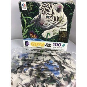 Ceaco Schimmel Bed of Clouds Glow in the Dark 100 Pc Puzzle Factory Sealed Bag